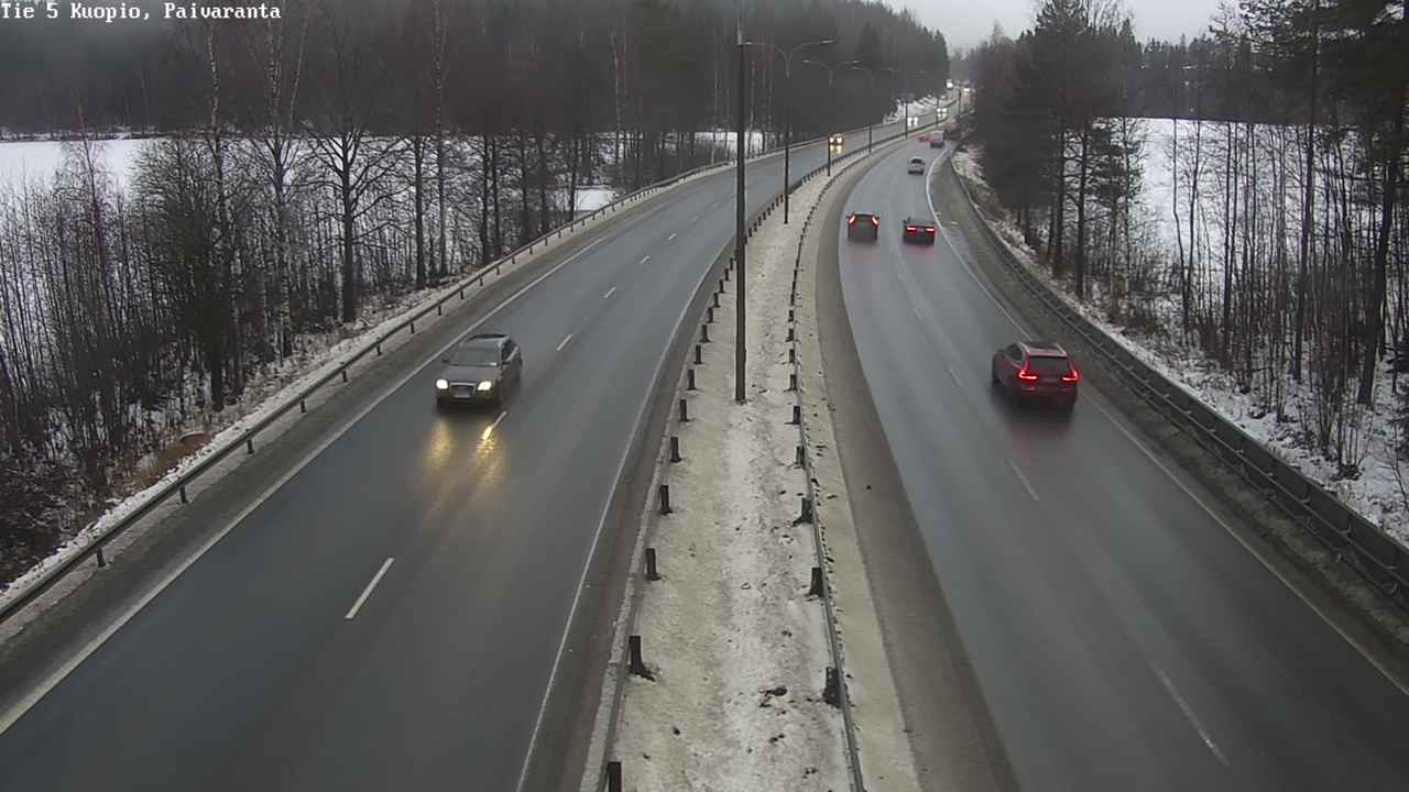Weather Camera Image Road 5 Kuopio, Päiväranta, Kuopio, Pohjois-Savo