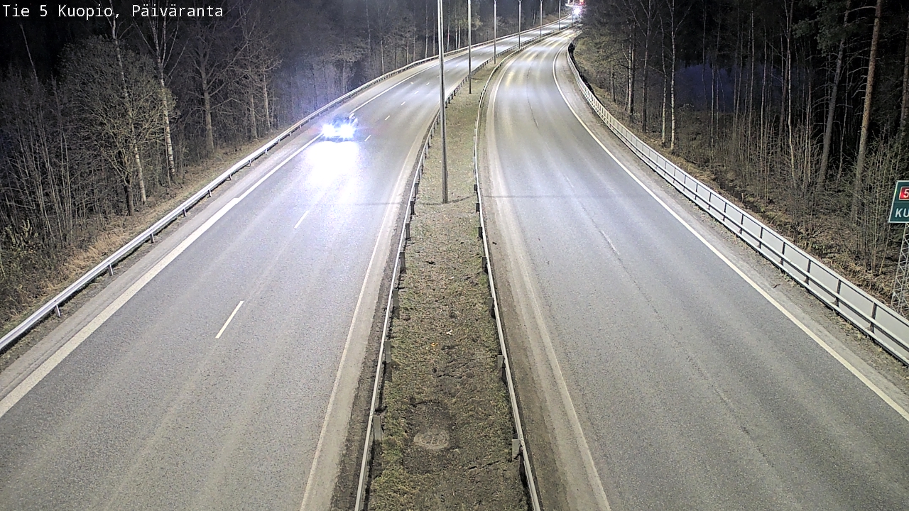 Weather Camera Image Road 5 Kuopio, Päiväranta, Kuopio, Pohjois-Savo