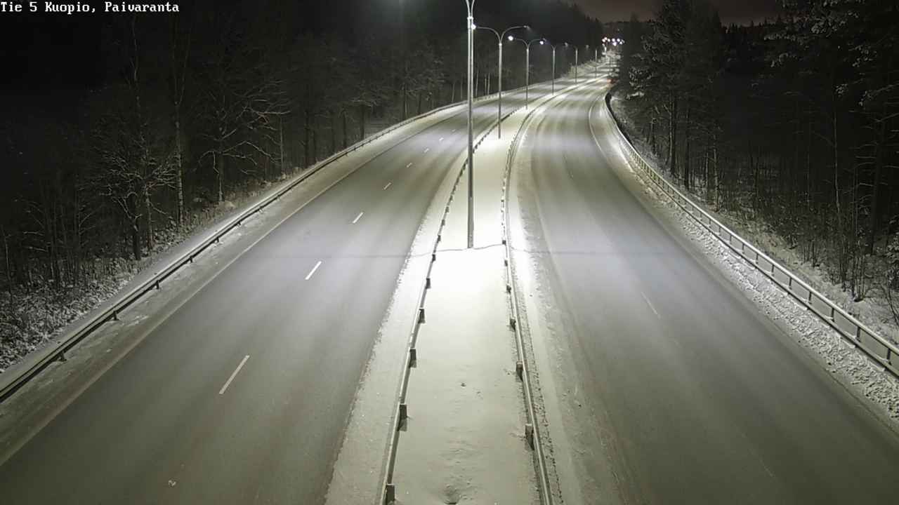 Weather Camera Image Väg 5 Kuopio, Päiväranta, Kuopio, Pohjois-Savo