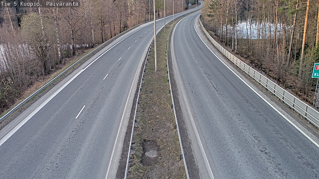 Weather Camera Image Väg 5 Kuopio, Päiväranta, Kuopio, Pohjois-Savo