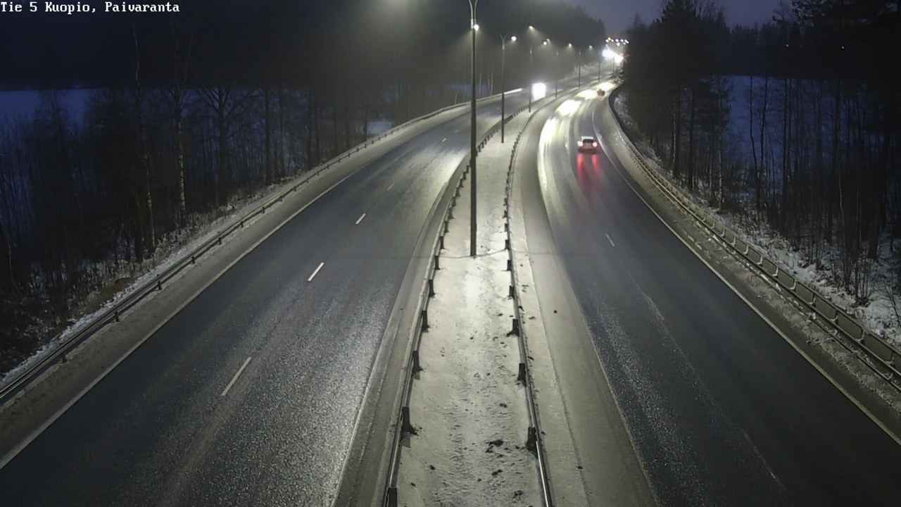 Weather Camera Image Road 5 Kuopio, Päiväranta, Kuopio, Pohjois-Savo