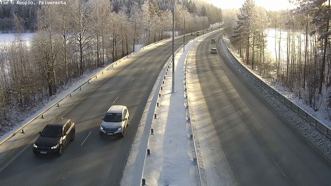 Weather Camera Image Väg 5 Kuopio, Päiväranta, Kuopio, Pohjois-Savo