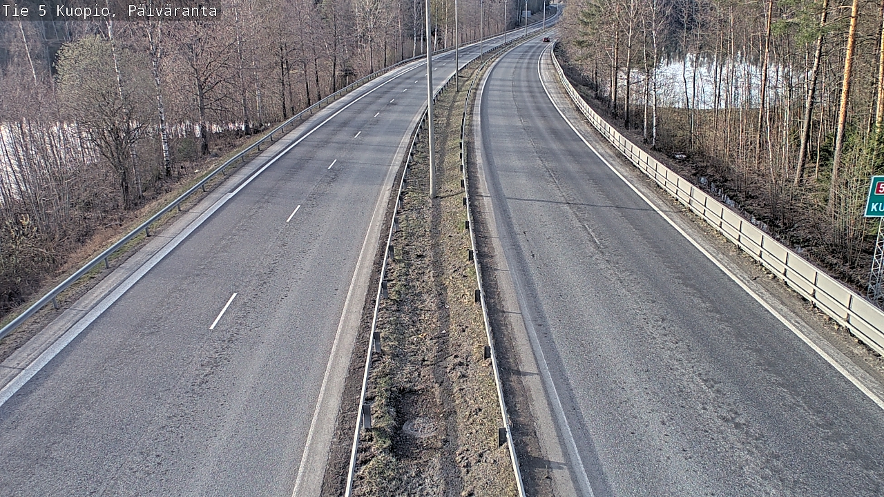 Weather Camera Image Road 5 Kuopio, Päiväranta, Kuopio, Pohjois-Savo