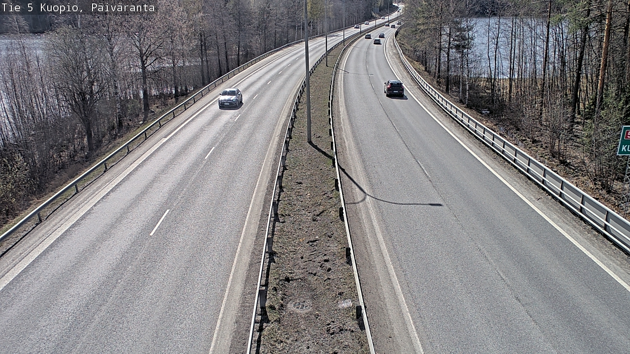 Weather Camera Image Road 5 Kuopio, Päiväranta, Kuopio, Pohjois-Savo