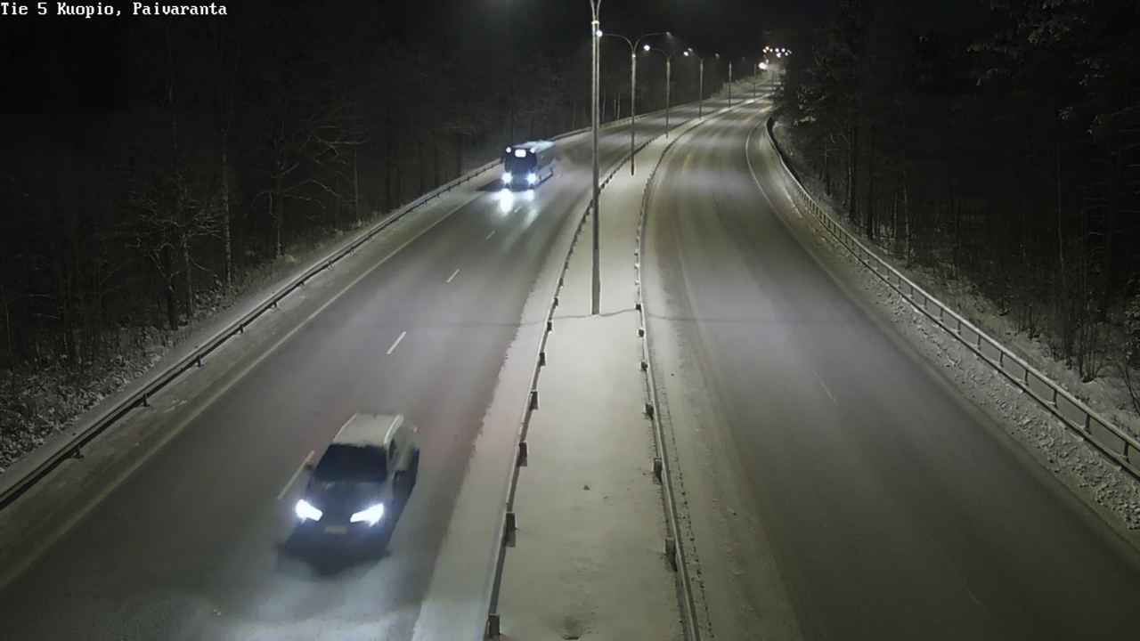 Weather Camera Image Road 5 Kuopio, Päiväranta, Kuopio, Pohjois-Savo