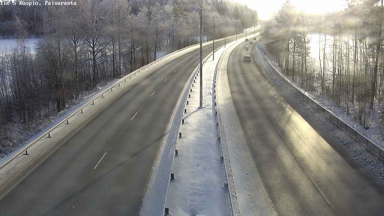 Weather Camera Image Väg 5 Kuopio, Päiväranta, Kuopio, Pohjois-Savo