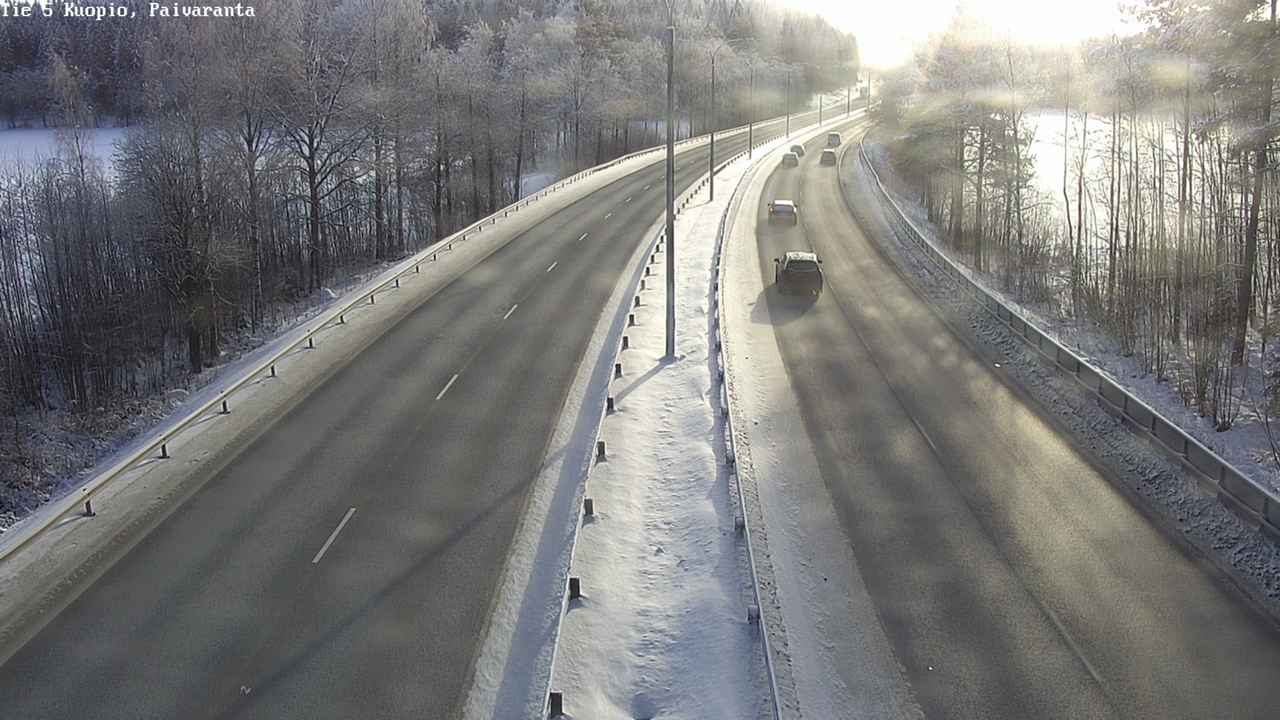 Weather Camera Image Väg 5 Kuopio, Päiväranta, Kuopio, Pohjois-Savo
