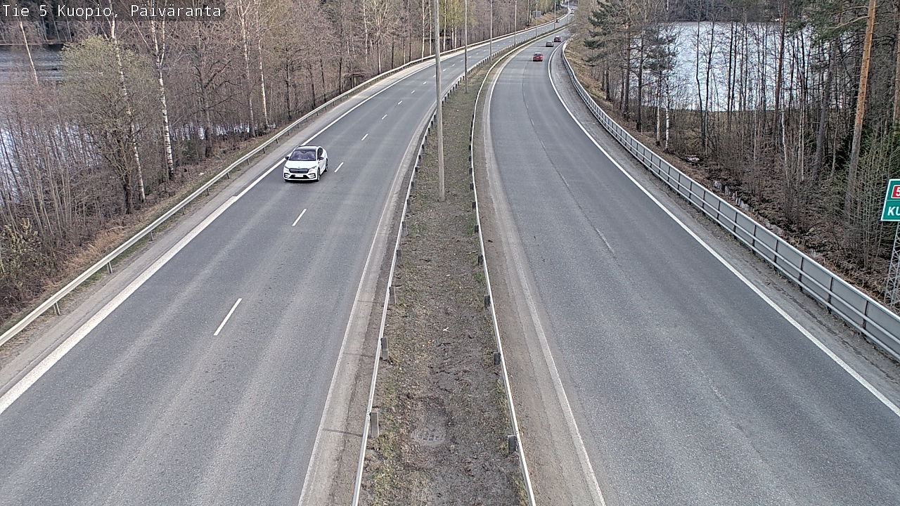Weather Camera Image Road 5 Kuopio, Päiväranta, Kuopio, Pohjois-Savo
