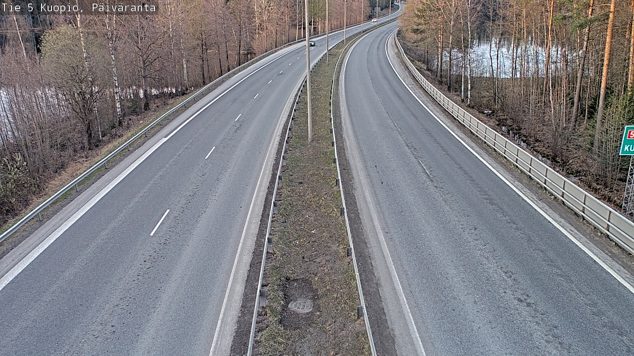 Weather Camera Image Väg 5 Kuopio, Päiväranta, Kuopio, Pohjois-Savo