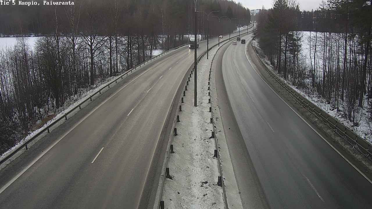 Weather Camera Image Road 5 Kuopio, Päiväranta, Kuopio, Pohjois-Savo