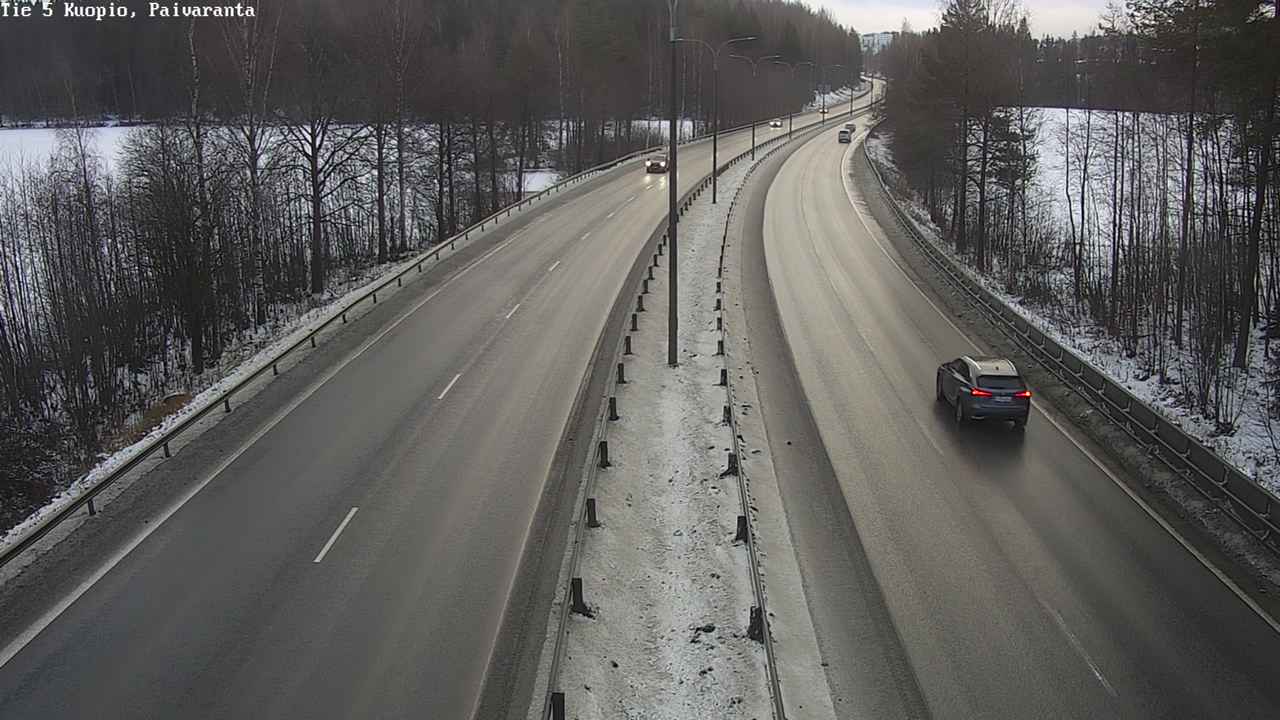 Weather Camera Image Road 5 Kuopio, Päiväranta, Kuopio, Pohjois-Savo