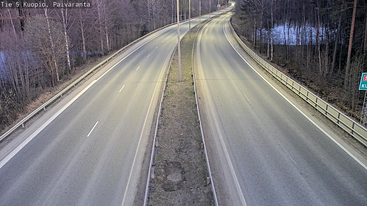 Weather Camera Image Road 5 Kuopio, Päiväranta, Kuopio, Pohjois-Savo