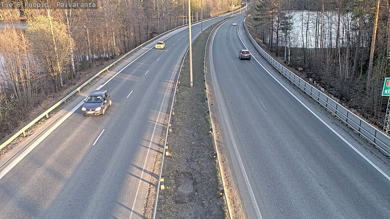 Weather Camera Image Road 5 Kuopio, Päiväranta, Kuopio, Pohjois-Savo