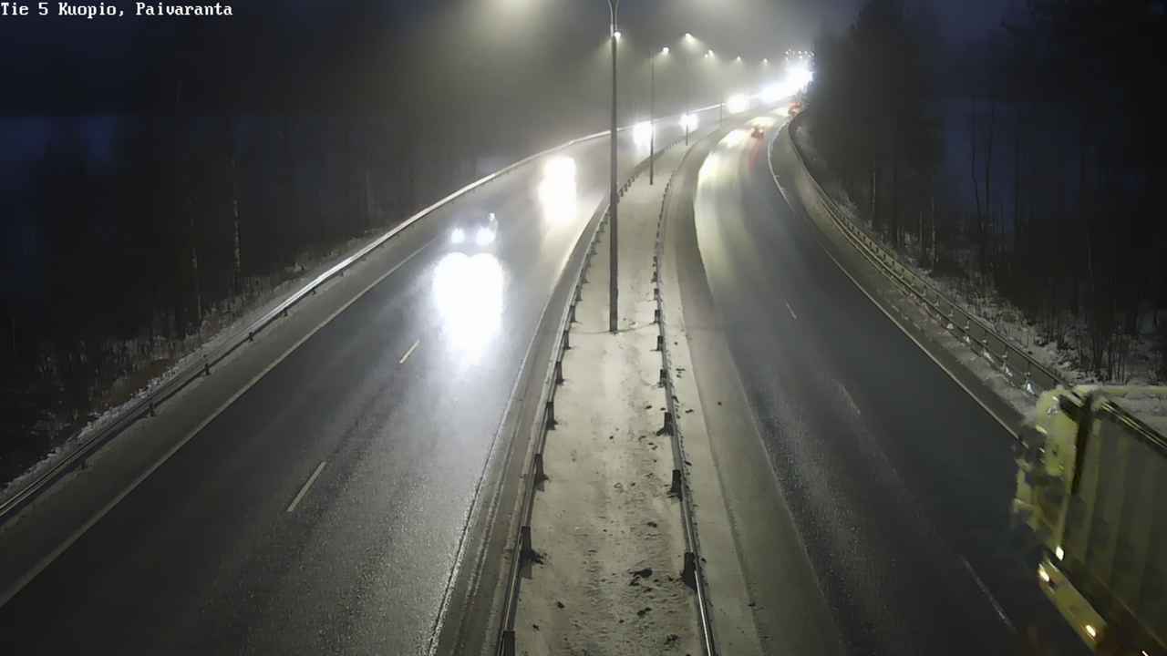 Weather Camera Image Road 5 Kuopio, Päiväranta, Kuopio, Pohjois-Savo