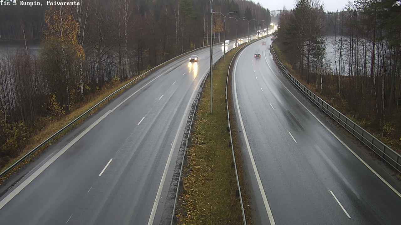Weather Camera Image Väg 5 Kuopio, Päiväranta, Kuopio, Pohjois-Savo