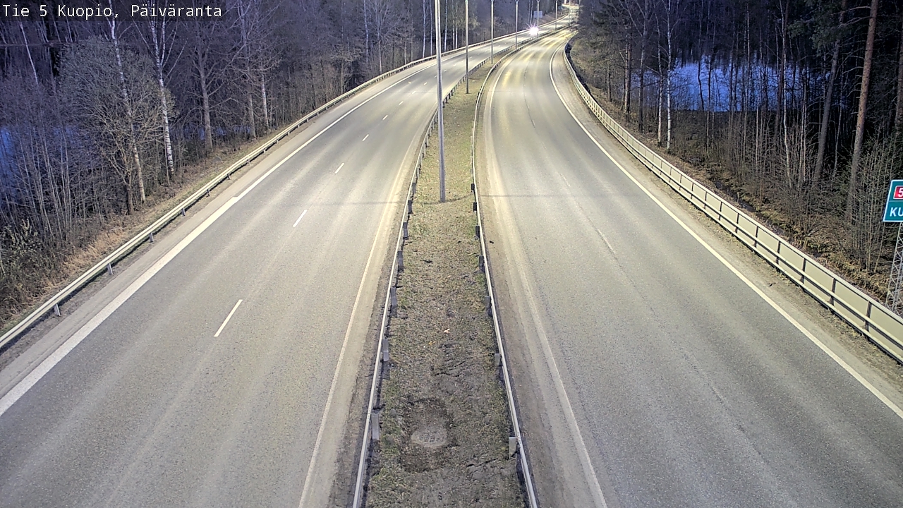 Weather Camera Image Road 5 Kuopio, Päiväranta, Kuopio, Pohjois-Savo