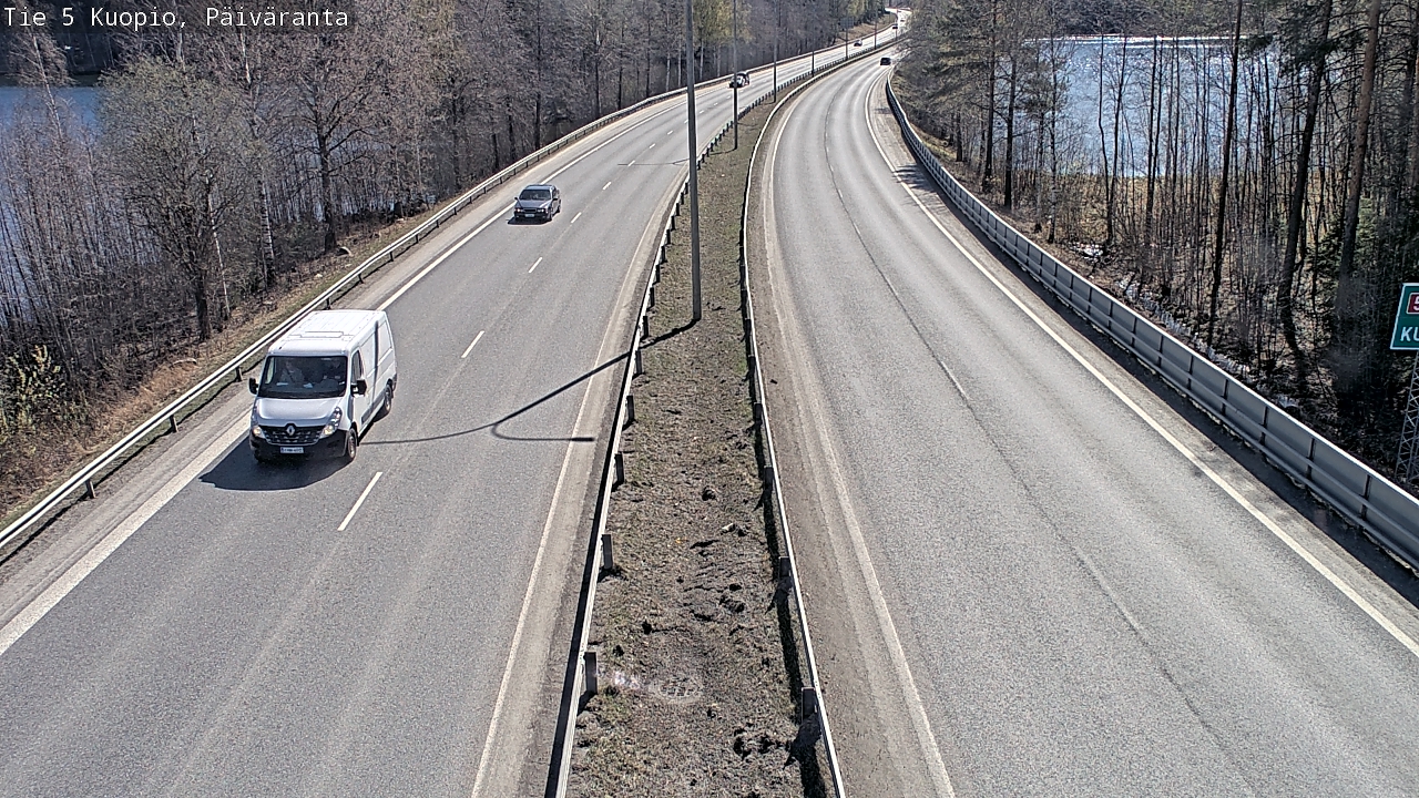 Weather Camera Image Road 5 Kuopio, Päiväranta, Kuopio, Pohjois-Savo