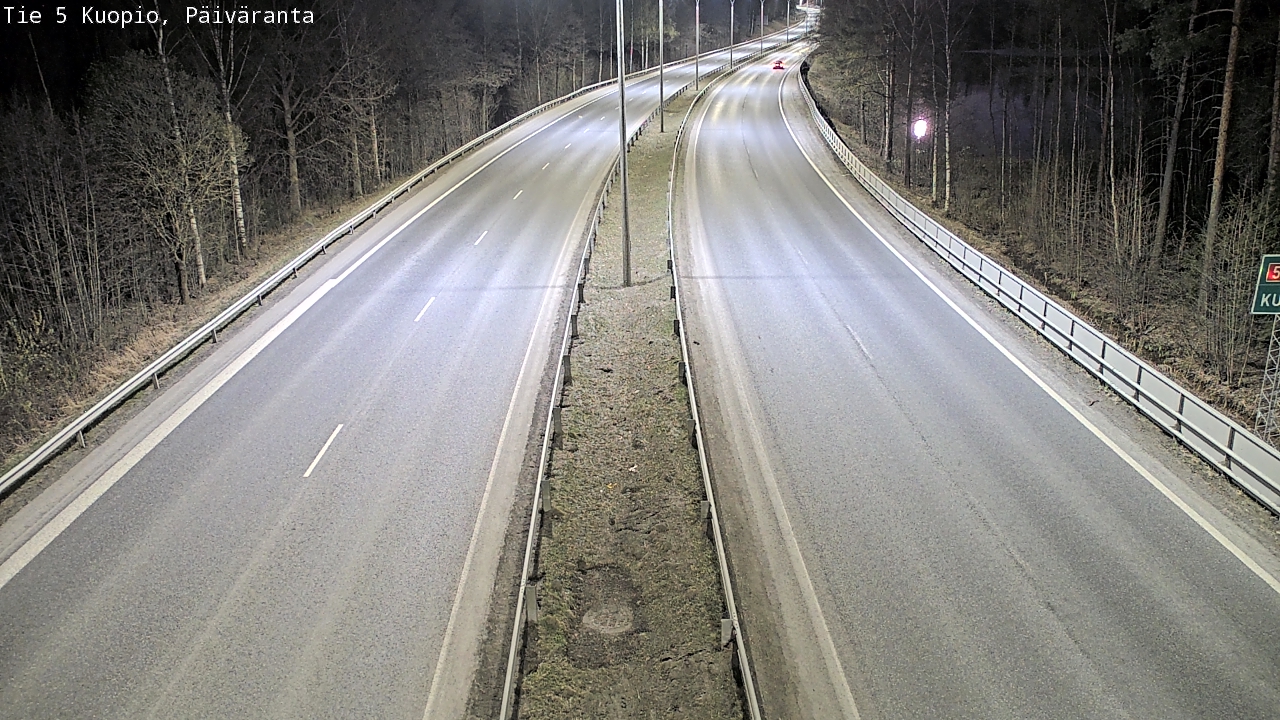 Weather Camera Image Road 5 Kuopio, Päiväranta, Kuopio, Pohjois-Savo