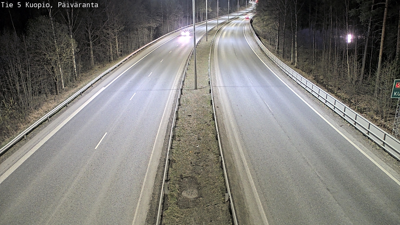 Weather Camera Image Road 5 Kuopio, Päiväranta, Kuopio, Pohjois-Savo
