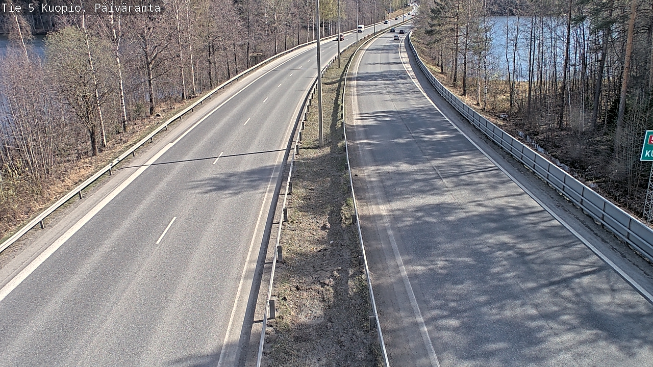 Weather Camera Image Road 5 Kuopio, Päiväranta, Kuopio, Pohjois-Savo