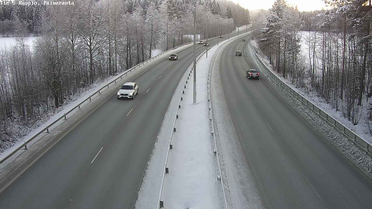 Weather Camera Image Väg 5 Kuopio, Päiväranta, Kuopio, Pohjois-Savo