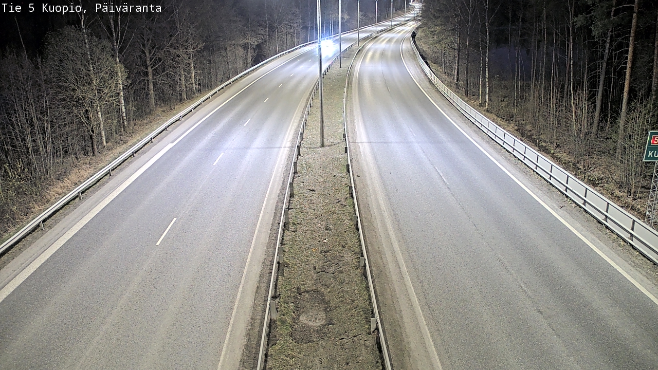Weather Camera Image Road 5 Kuopio, Päiväranta, Kuopio, Pohjois-Savo