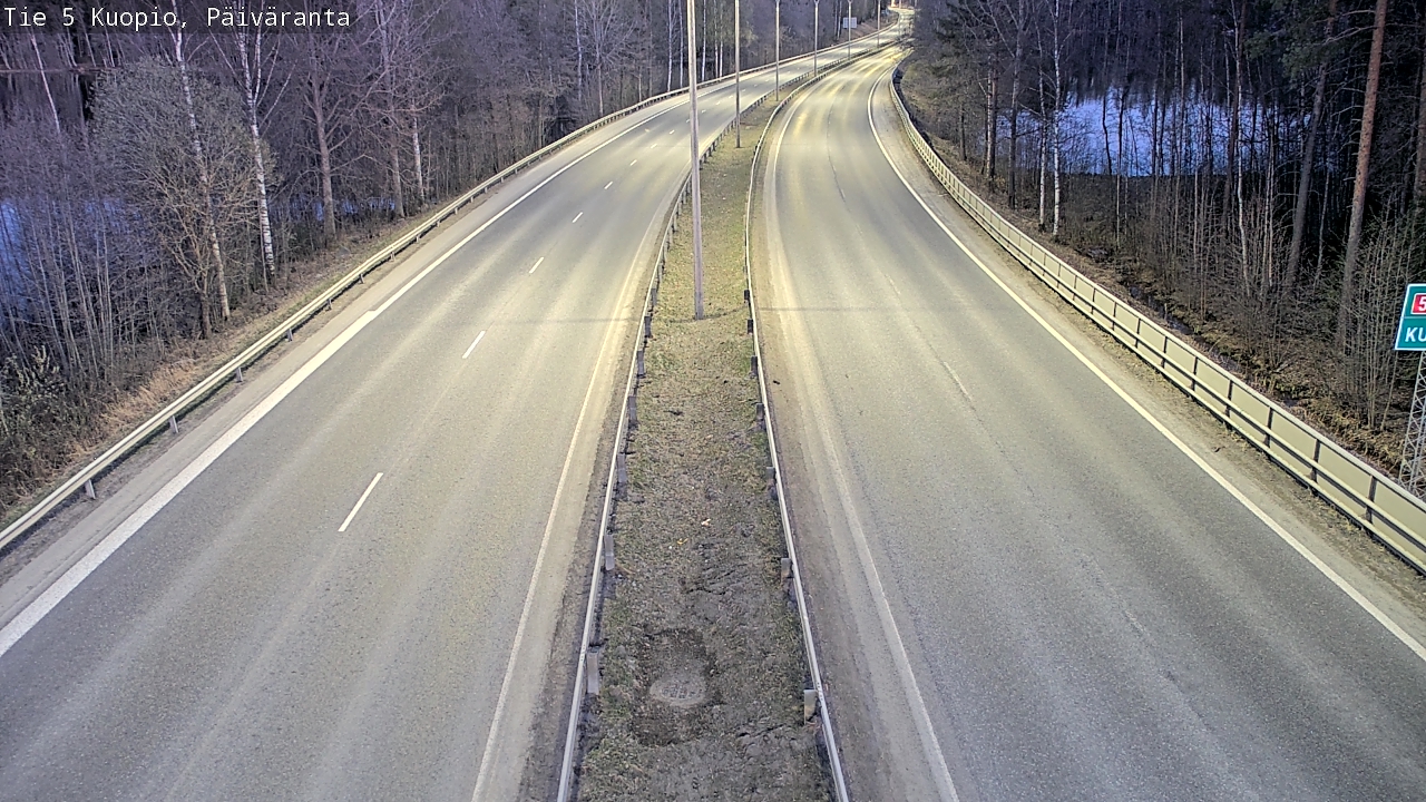 Weather Camera Image Road 5 Kuopio, Päiväranta, Kuopio, Pohjois-Savo