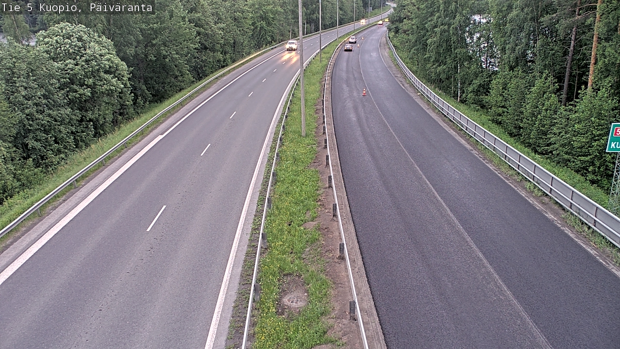 Kelikamerat Kuva Tie 5 Kuopio, Päiväranta, Kuopio, Pohjois-Savo