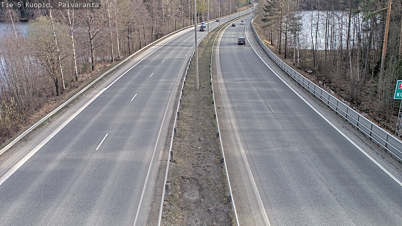 Weather Camera Image Road 5 Kuopio, Päiväranta, Kuopio, Pohjois-Savo
