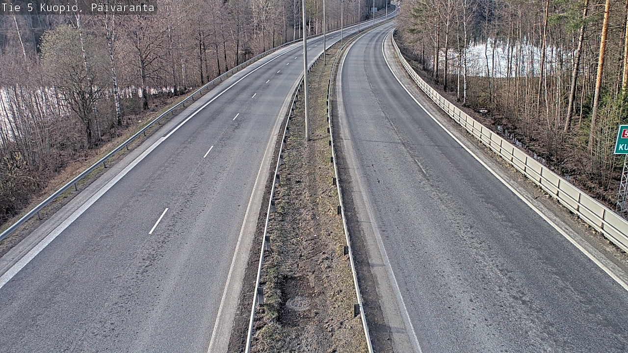 Weather Camera Image Road 5 Kuopio, Päiväranta, Kuopio, Pohjois-Savo