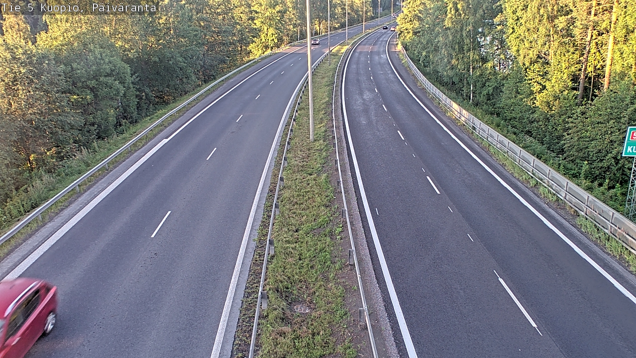 Weather Camera Image Road 5 Kuopio, Päiväranta, Kuopio, Pohjois-Savo