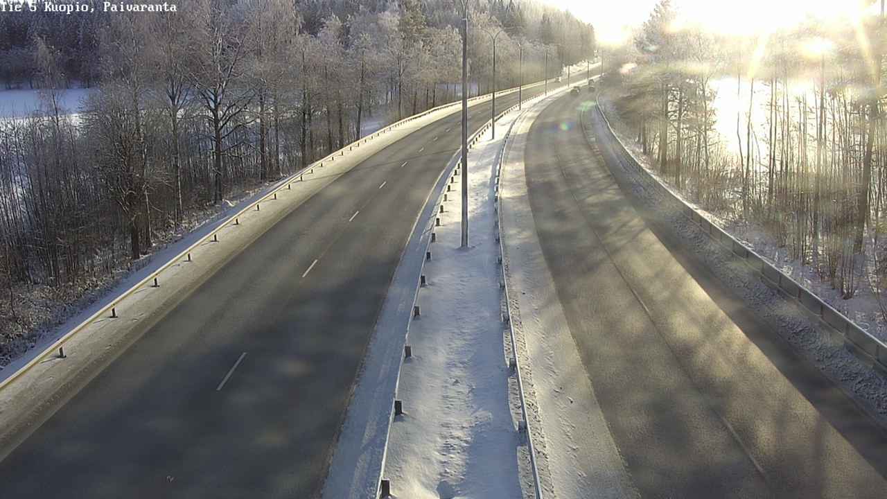 Weather Camera Image Väg 5 Kuopio, Päiväranta, Kuopio, Pohjois-Savo