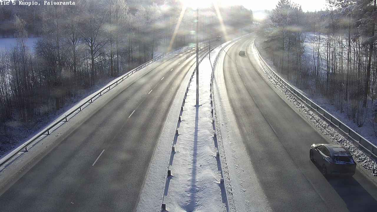Weather Camera Image Väg 5 Kuopio, Päiväranta, Kuopio, Pohjois-Savo