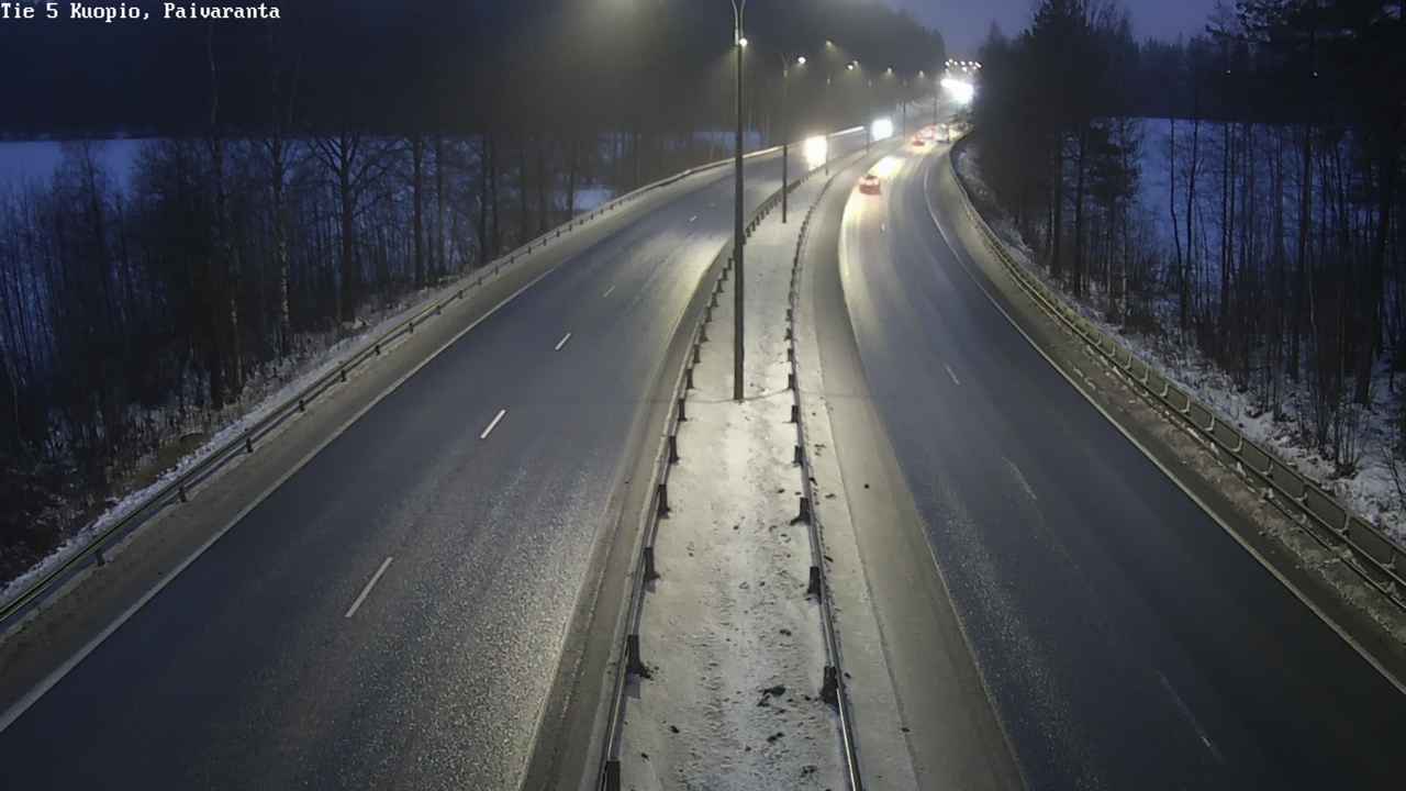 Weather Camera Image Road 5 Kuopio, Päiväranta, Kuopio, Pohjois-Savo