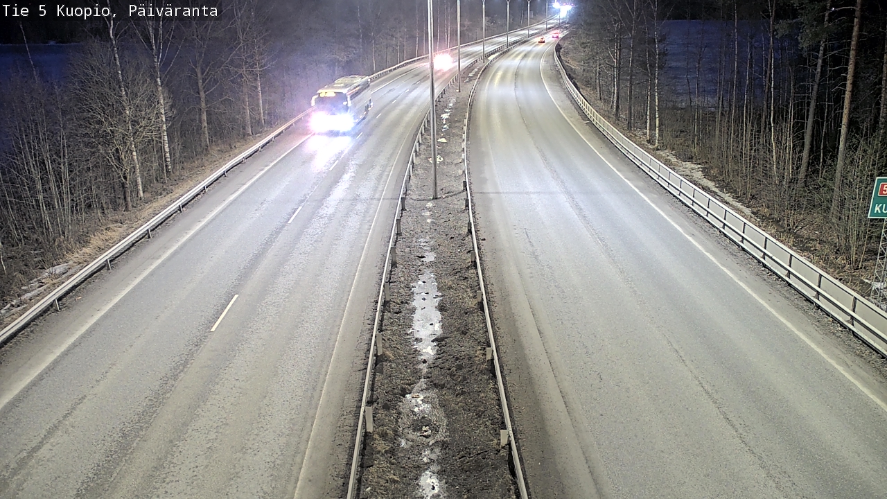 Kelikamerat Kuva Tie 5 Kuopio, Päiväranta, Kuopio, Pohjois-Savo