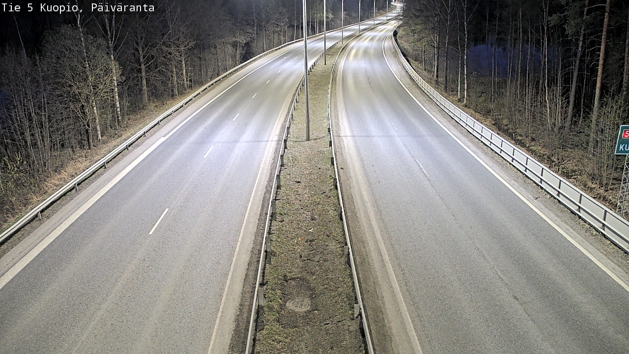 Weather Camera Image Road 5 Kuopio, Päiväranta, Kuopio, Pohjois-Savo