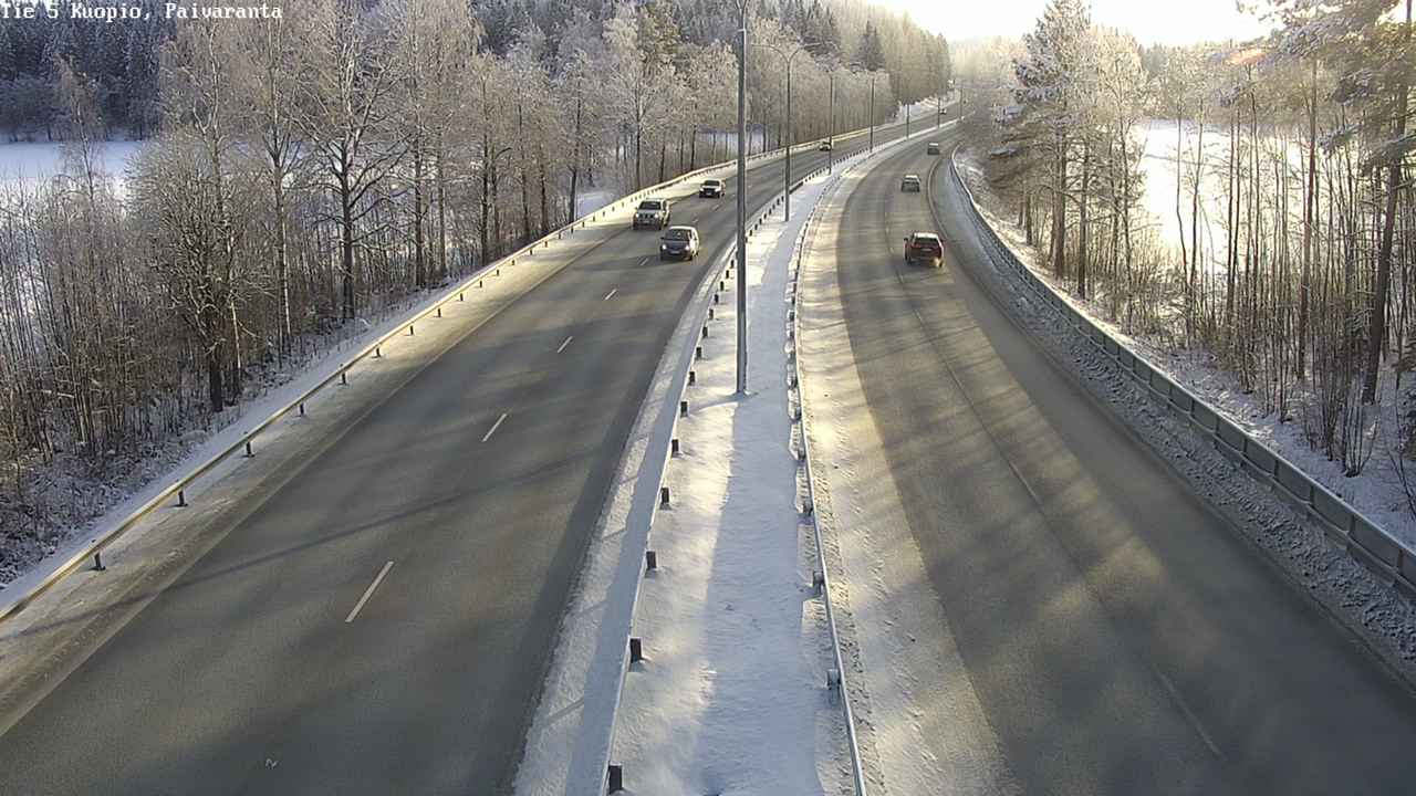 Weather Camera Image Väg 5 Kuopio, Päiväranta, Kuopio, Pohjois-Savo