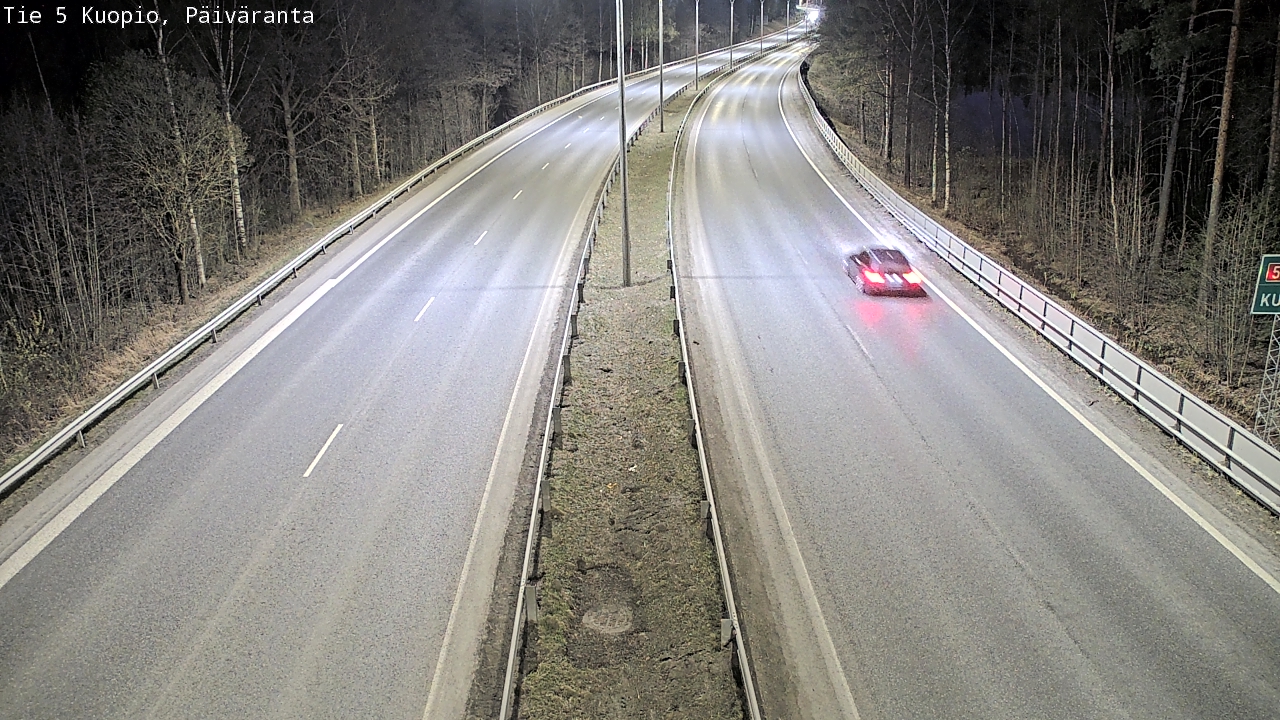 Weather Camera Image Road 5 Kuopio, Päiväranta, Kuopio, Pohjois-Savo