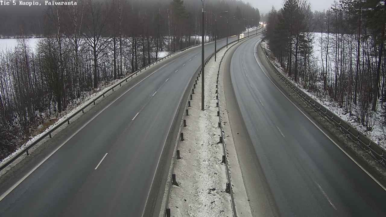 Weather Camera Image Road 5 Kuopio, Päiväranta, Kuopio, Pohjois-Savo
