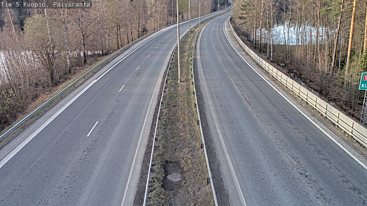 Weather Camera Image Väg 5 Kuopio, Päiväranta, Kuopio, Pohjois-Savo