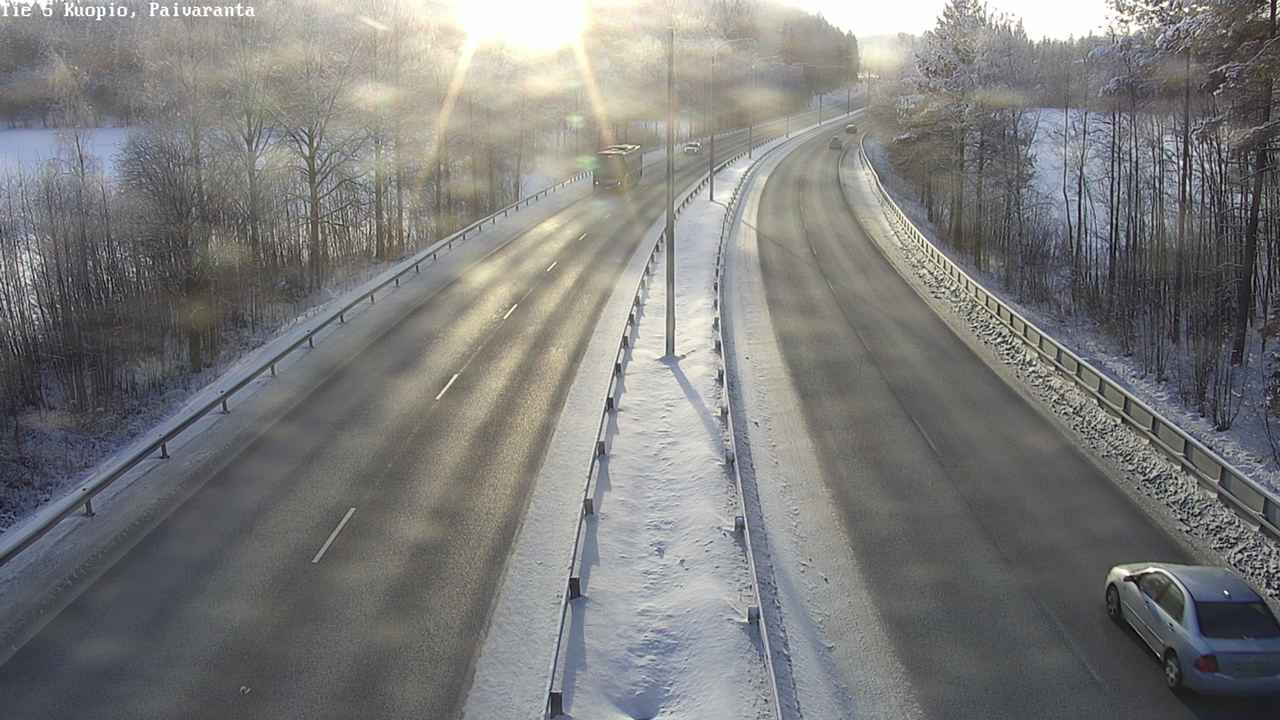 Weather Camera Image Väg 5 Kuopio, Päiväranta, Kuopio, Pohjois-Savo