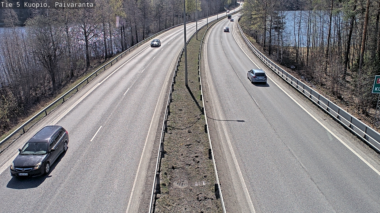 Weather Camera Image Road 5 Kuopio, Päiväranta, Kuopio, Pohjois-Savo