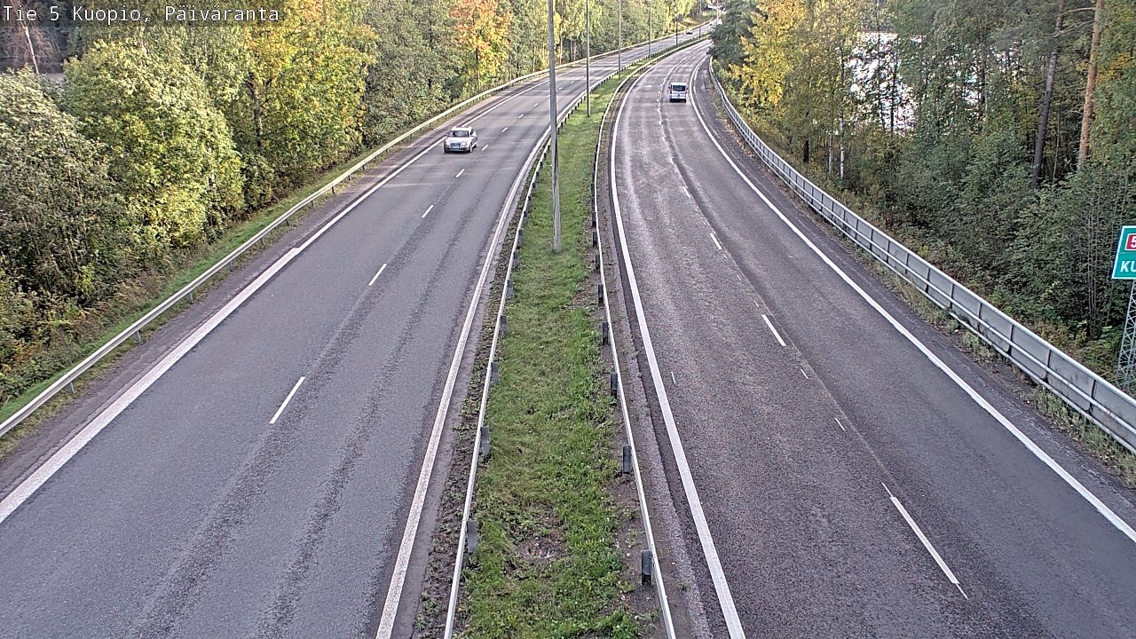 Kelikamerat Kuva Tie 5 Kuopio, Päiväranta, Kuopio, Pohjois-Savo