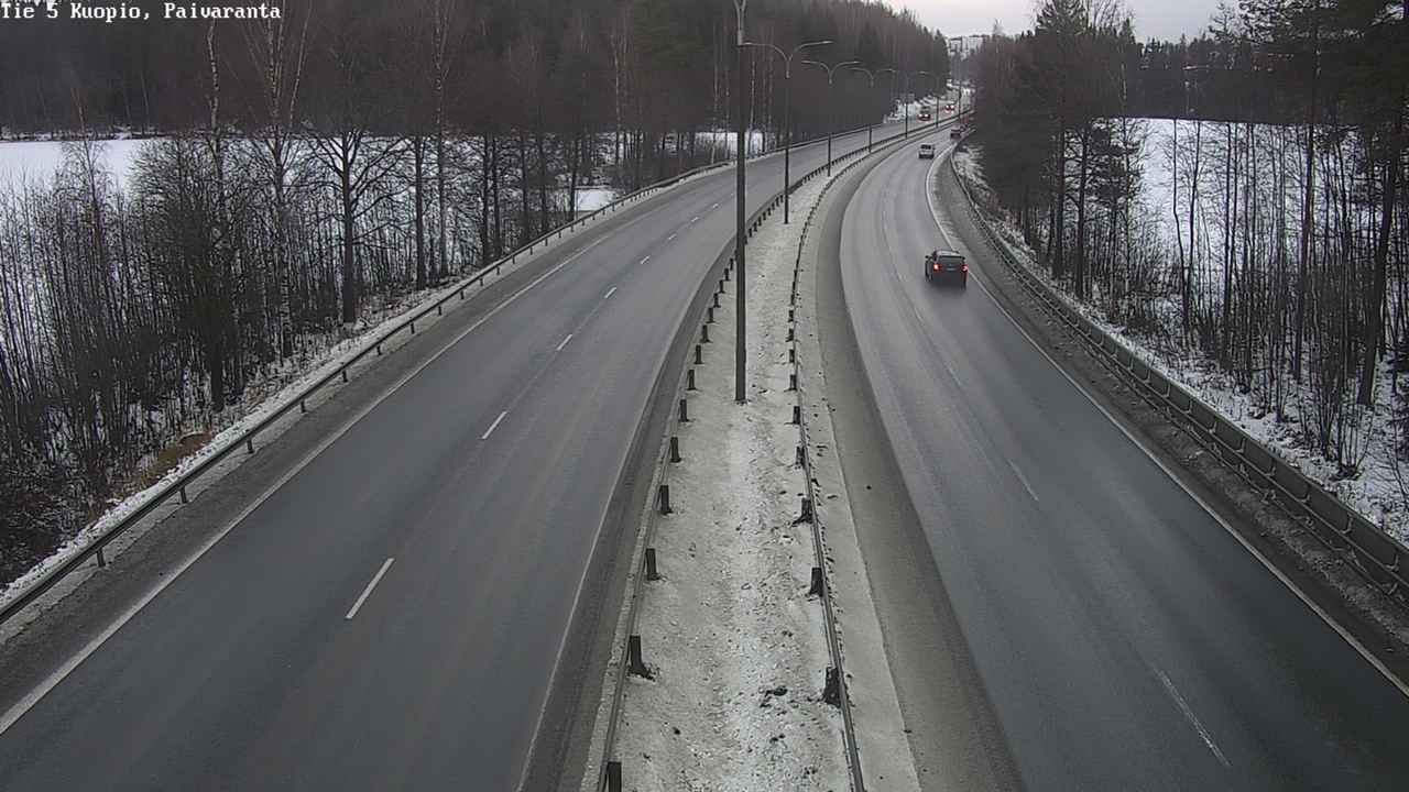 Weather Camera Image Road 5 Kuopio, Päiväranta, Kuopio, Pohjois-Savo