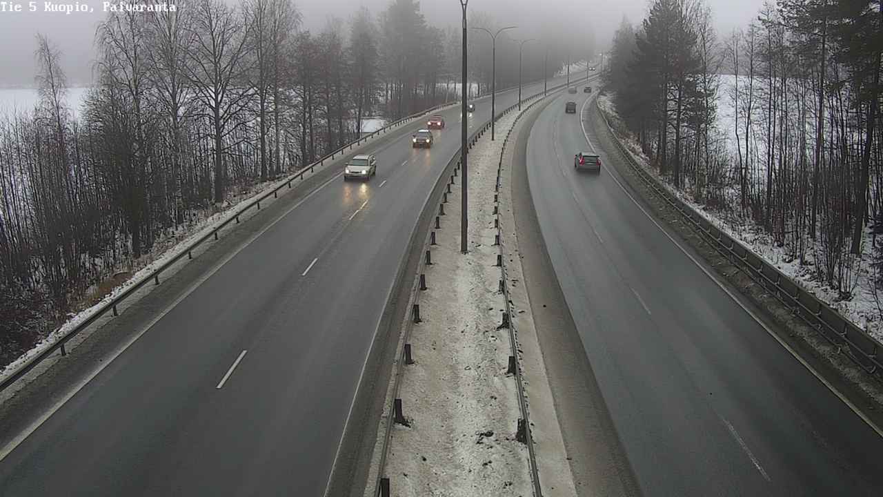 Weather Camera Image Road 5 Kuopio, Päiväranta, Kuopio, Pohjois-Savo