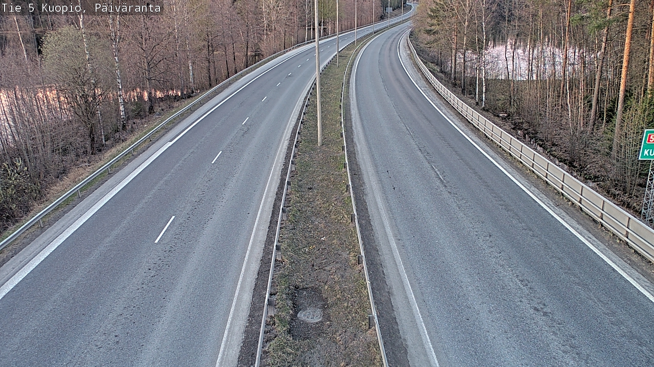 Weather Camera Image Väg 5 Kuopio, Päiväranta, Kuopio, Pohjois-Savo