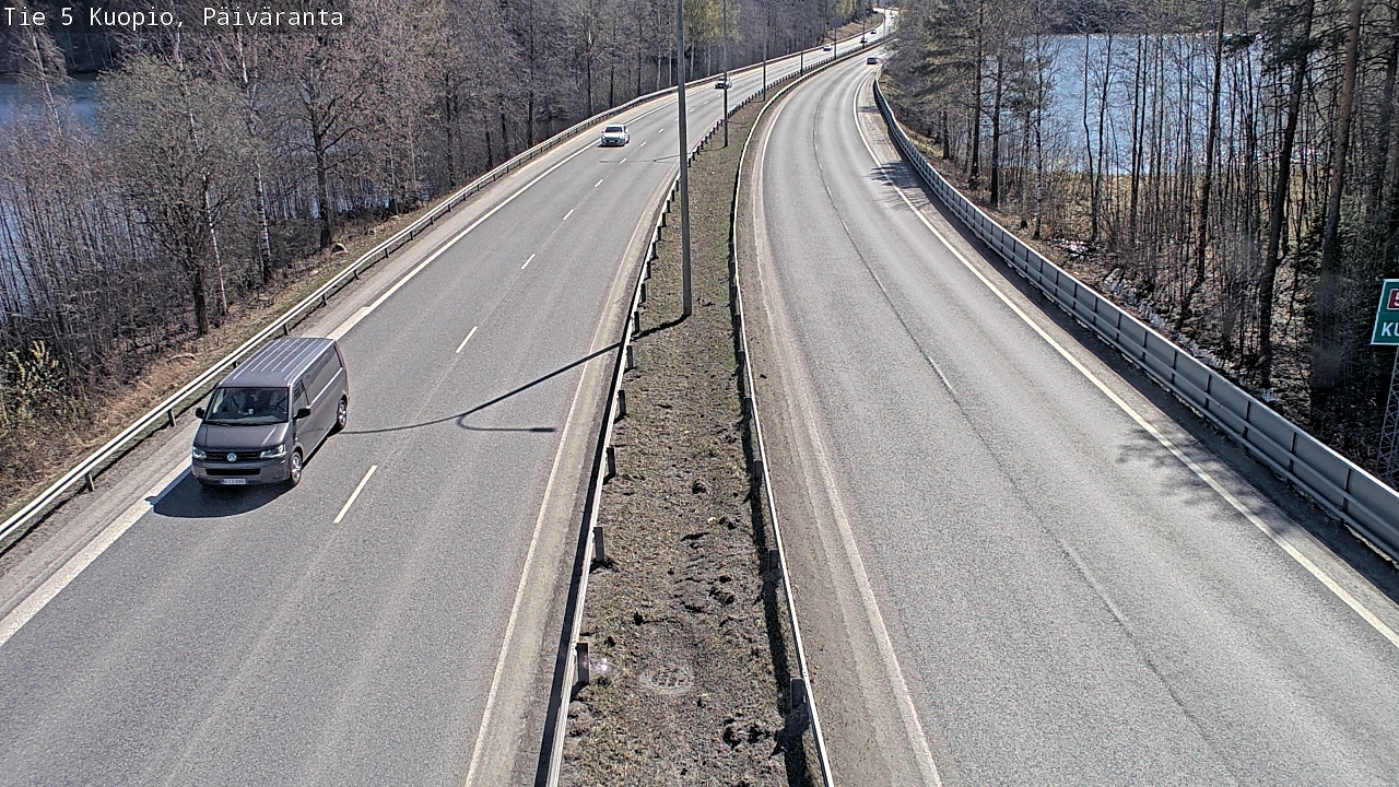 Weather Camera Image Road 5 Kuopio, Päiväranta, Kuopio, Pohjois-Savo