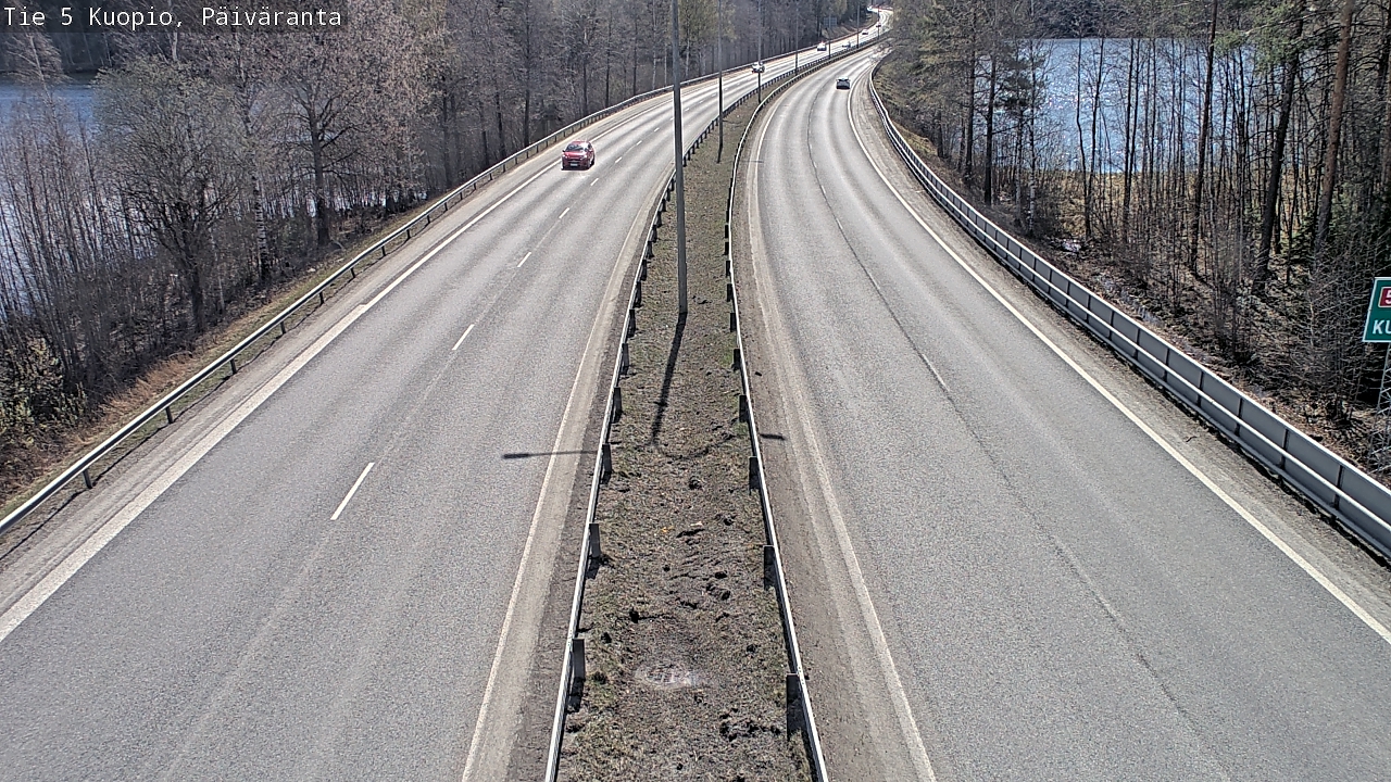 Weather Camera Image Road 5 Kuopio, Päiväranta, Kuopio, Pohjois-Savo