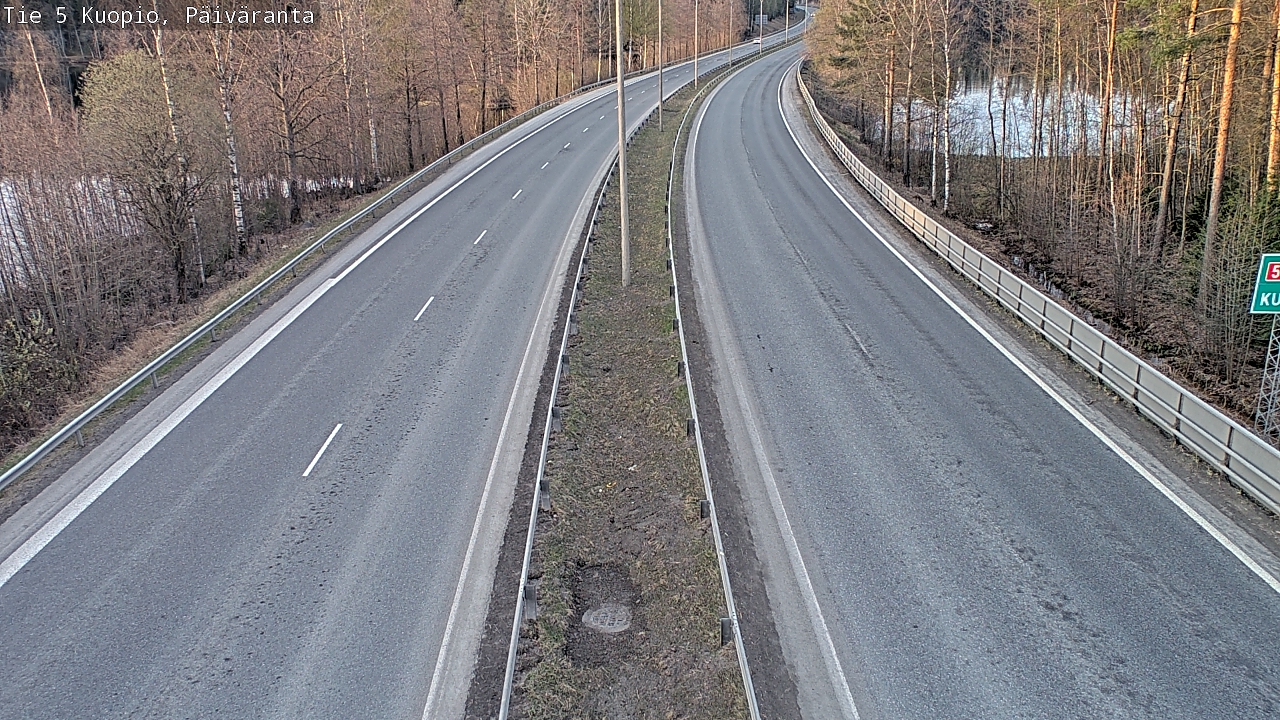 Weather Camera Image Väg 5 Kuopio, Päiväranta, Kuopio, Pohjois-Savo
