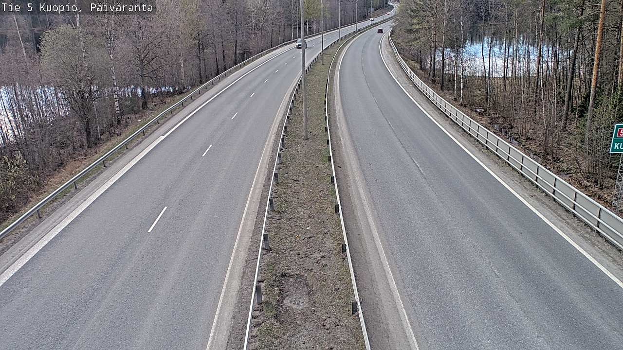 Weather Camera Image Road 5 Kuopio, Päiväranta, Kuopio, Pohjois-Savo